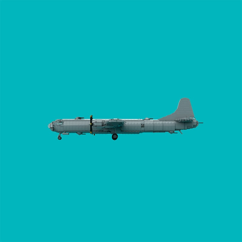 B-29 Superfortress Style MOC WWII Heavy Bomber Building Kit 1:35 Scale - 3