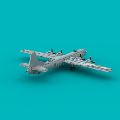 B-29 Superfortress WW2 Heavy Bomber Building Kit | 1:35 | LEGO-Compatible MOC - 2