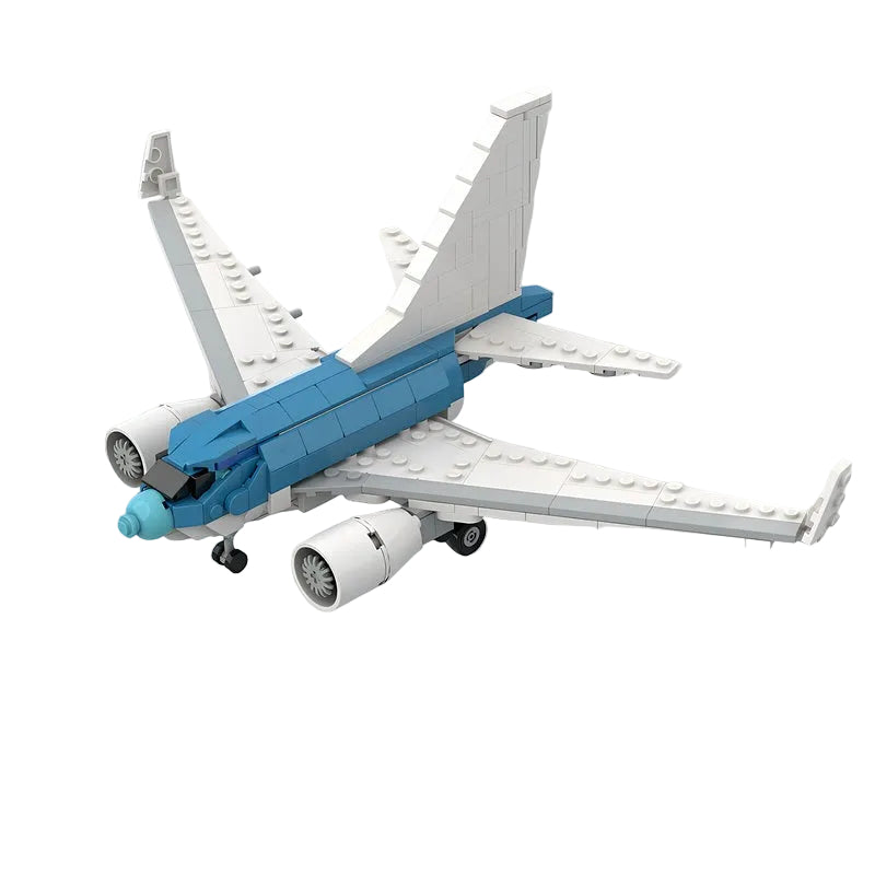 B7 Baby Twin-Jet Passenger Aircraft 1:100 MOC Building Kit - 1