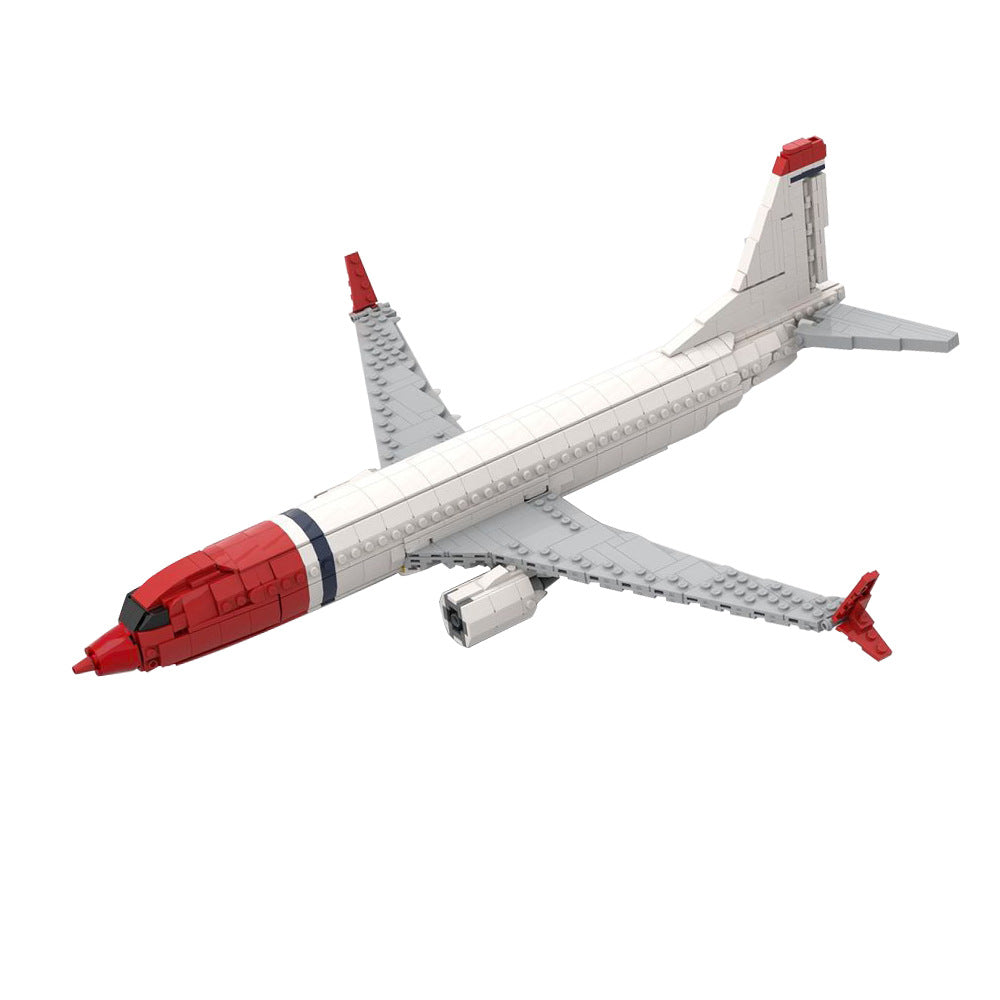 B737-800 Commercial Airliner Building Kit | Iconic Red Nose Edition 1