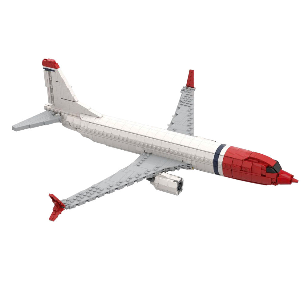 B737-800 Commercial Airliner Building Kit | Iconic Red Nose Edition 5