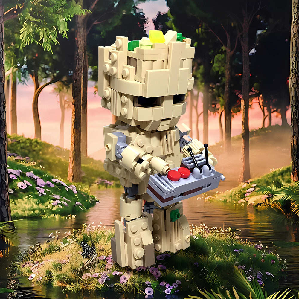 baby groot building set | marvel | moc-170178 - 1