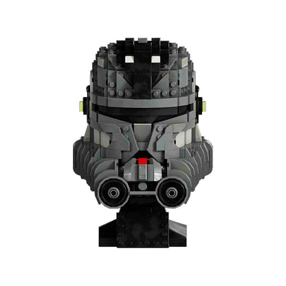 bad batch helmet echo building set | star wars | moc-144442 - 3