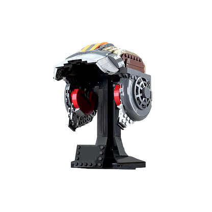 bad batch helmet omega building set | star wars | moc-176841 - 2