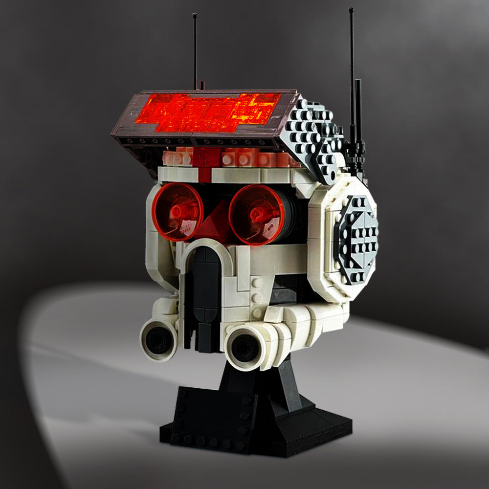 bad batch helmet tech building set | star wars | moc-142590 - 1
