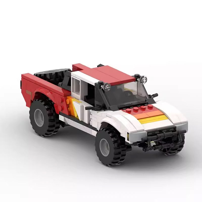 Baja Off-Road Trophy Truck Building Kit | LEGO-Compatible MOC - 4
