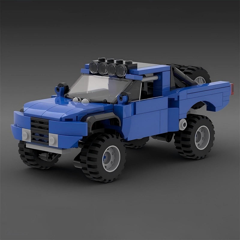 Baja Trophy Truck MOC Building Kit | Off-Road Racing Vehicle Model - 2