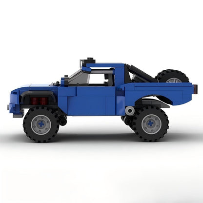 Baja Trophy Truck MOC Building Kit | Off-Road Racing Vehicle Model - 4