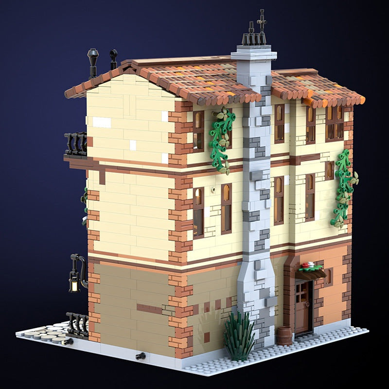 Balcony Of Juliet MOC Building Kit | Romantic Historic House Model - 3