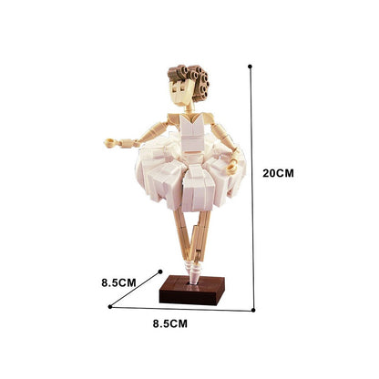 Ballerina Character MOC Building Kit | Elegant Figure Display Model - 3