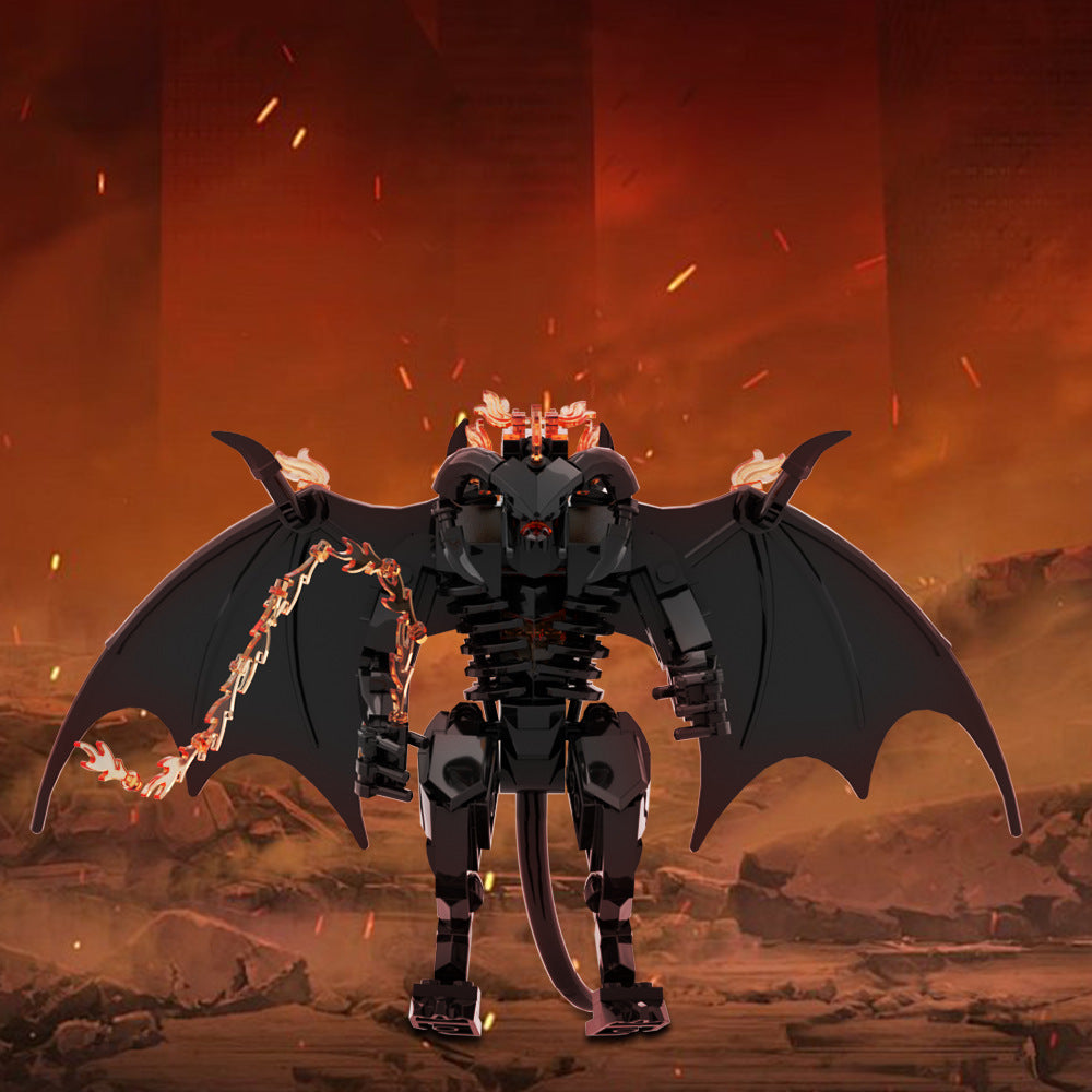 balrogs monster building set - lords of the rings - 1