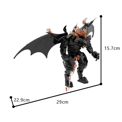 balrogs monster building set - lords of the rings - 4