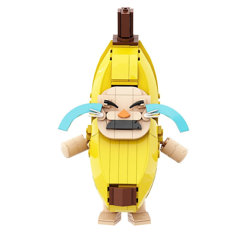 Banana Cat MOC Character Model Building Kit - 3