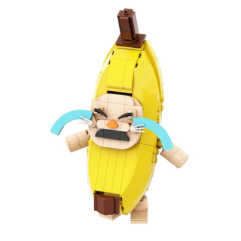 Banana Cat MOC Character Model Building Kit - 5