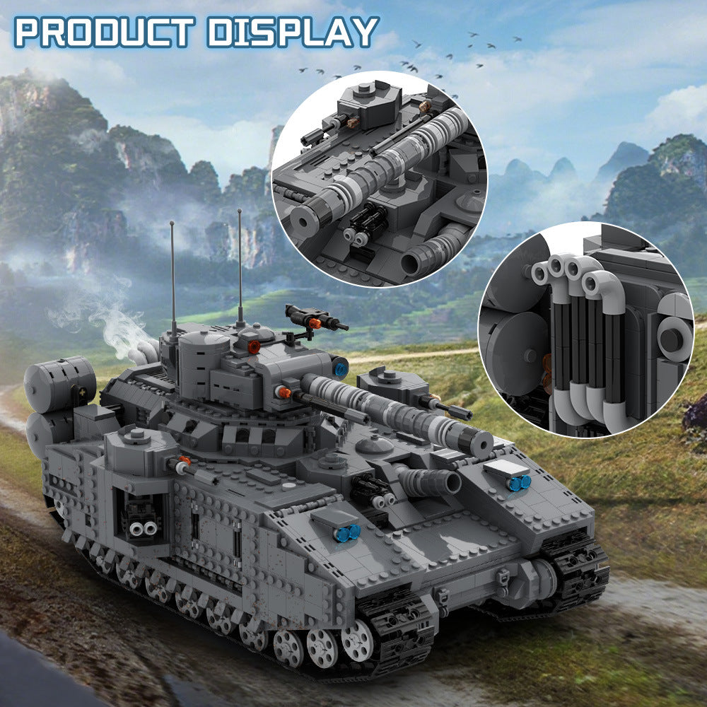 baneblade battletank building set | warhammer 40k | moc-217427 - 1