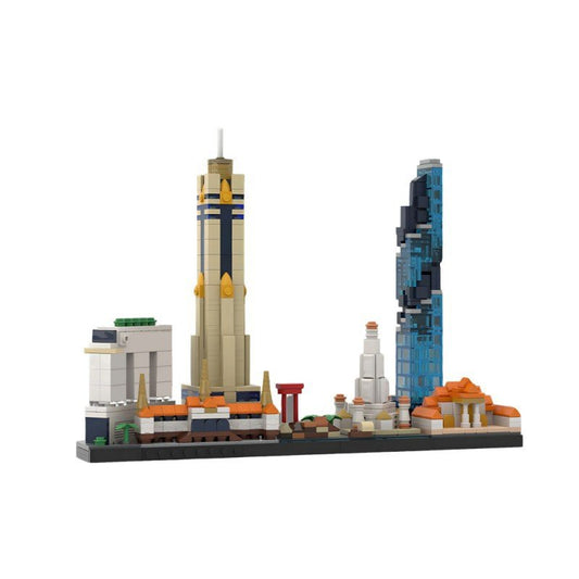 Bangkok Skyline Building Kit | LEGO-Compatible MOC - 1