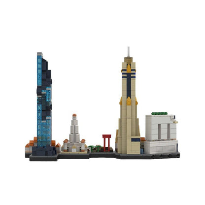 Bangkok Skyline Building Kit | LEGO-Compatible MOC - 3