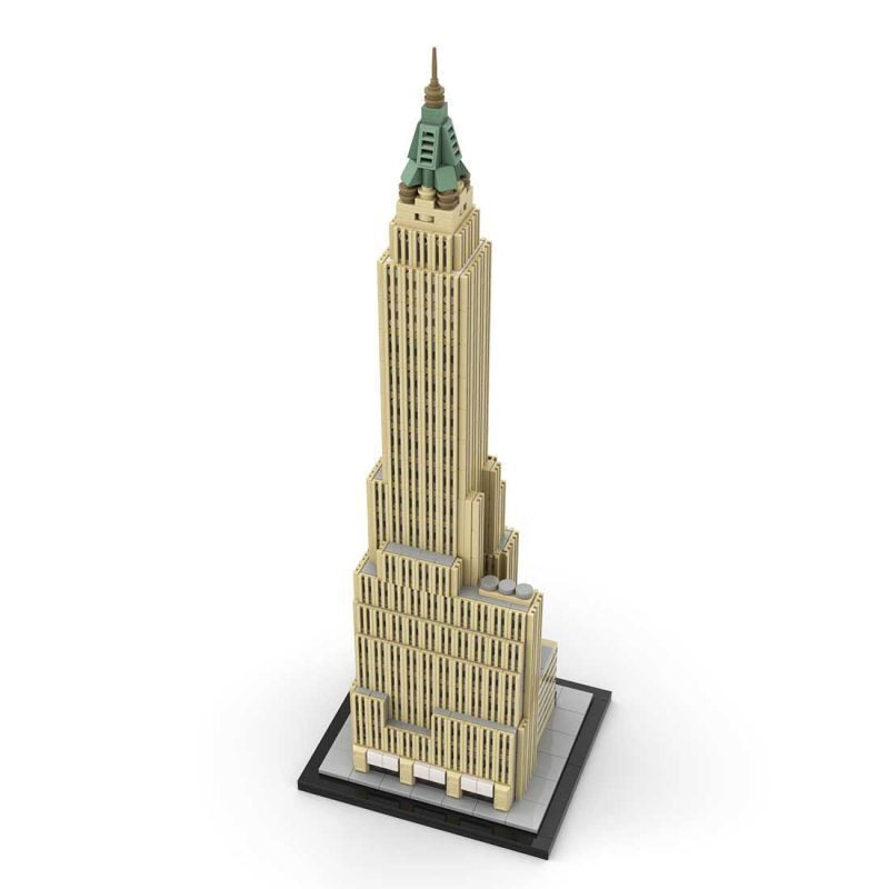 Bank of Manhattan Trust Building | 40 Wall Street | 1:800 Scale | LEGO-Compatible MOC - 2