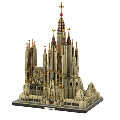 Barcelona Sagrada Familia MOC Building Kit | LEGO-Compatible MOC - 1