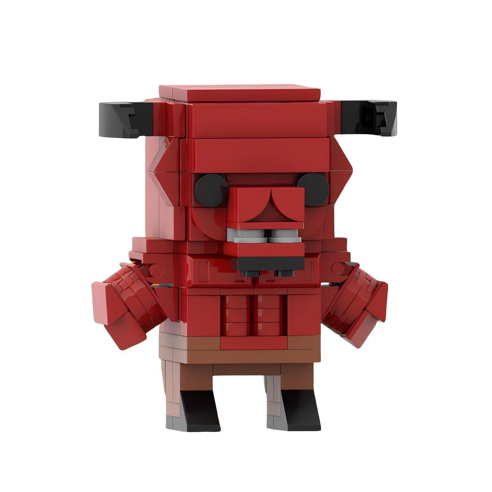 baron of hell brickheadz building kit | doom | moc-190322 - 2