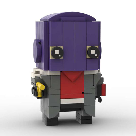 baron zemo brickheadz set | lego-compatible superhero moc kit - 2