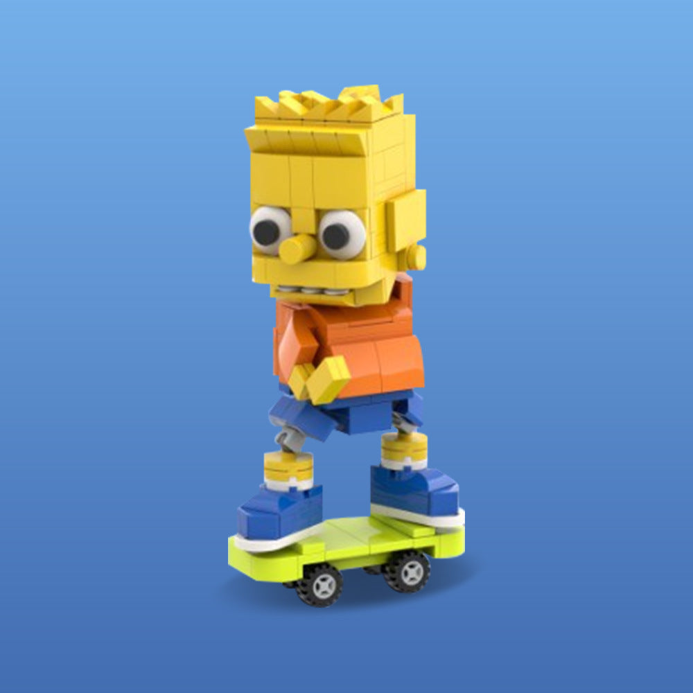 bart simpson building set | moc-196237 - 1