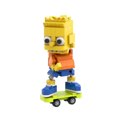 bart simpson building set | moc-196237 - 2
