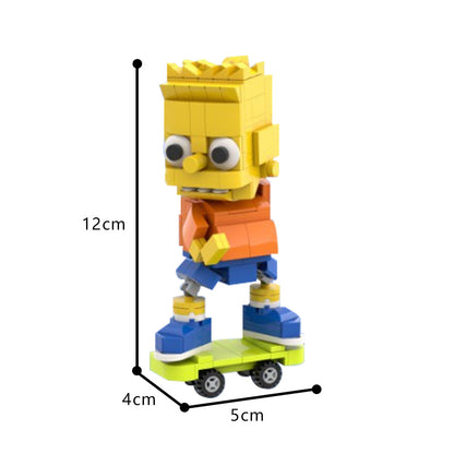 bart simpson building set | moc-196237 - 4