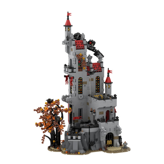 basil's manor building set | fright knights | moc-191306 - 2