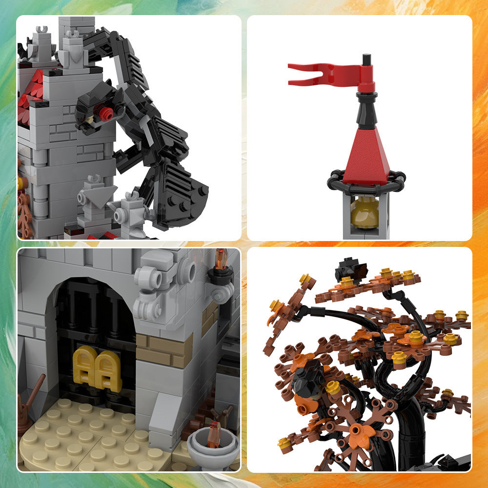 basil's manor building set | fright knights | moc-191306 - 6