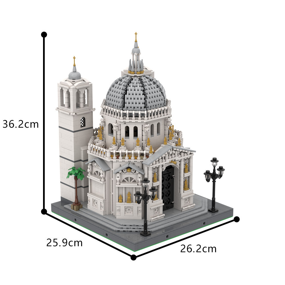 basilica di santa maria della salute building set | lego compatible - 3