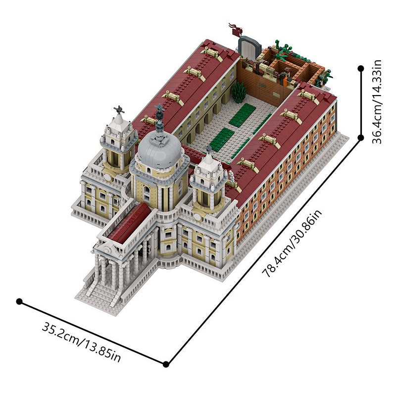 Basilica of Superga Church MOC Architecture Building Kit - 4