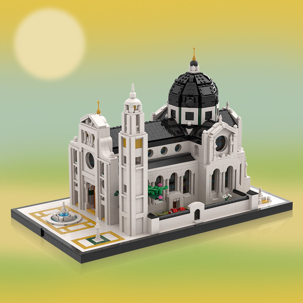 basilique st maurice building set | lego compatible - 1