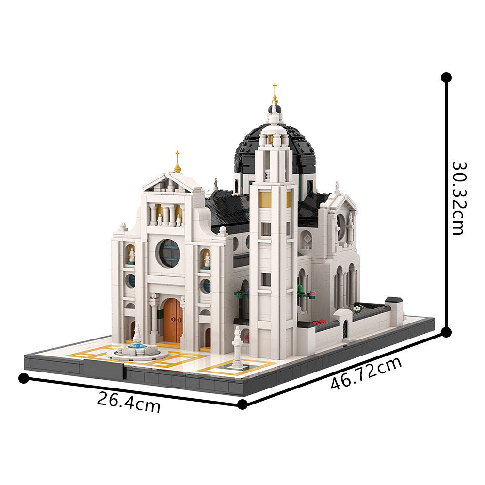 basilique st maurice building set | lego compatible - 4