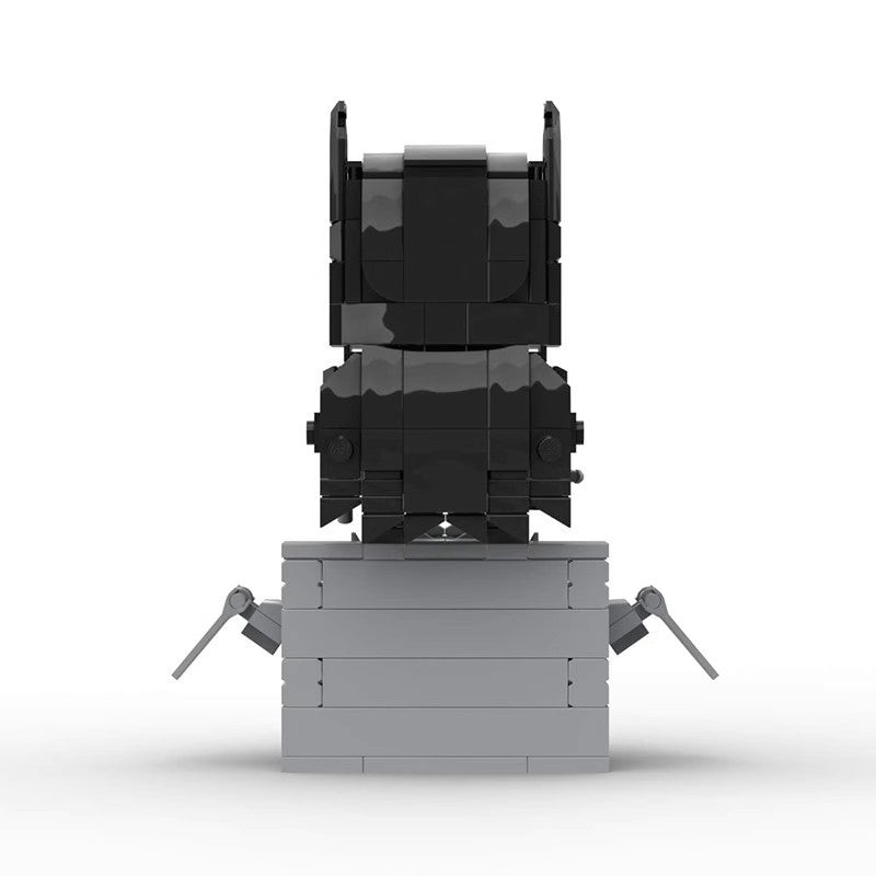 batman brickheadz + base moc building set | marvel - 3