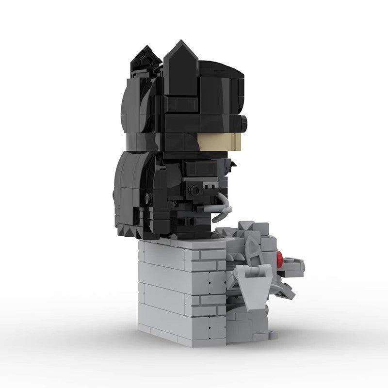 batman brickheadz + base moc building set | marvel - 4