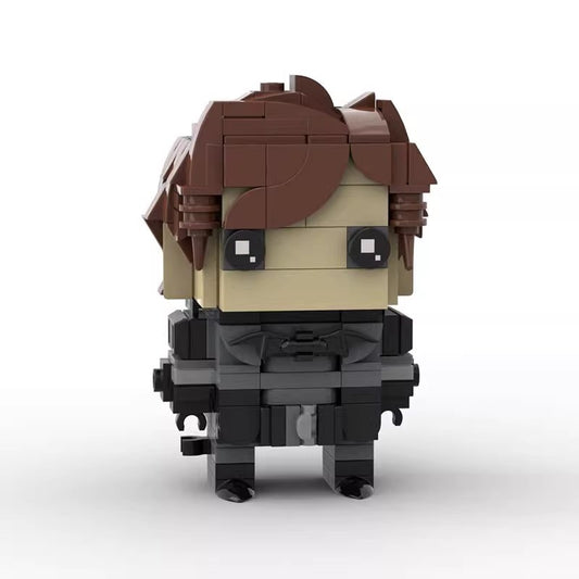 batman in suit brickheadz moc | compatible with lego - 1