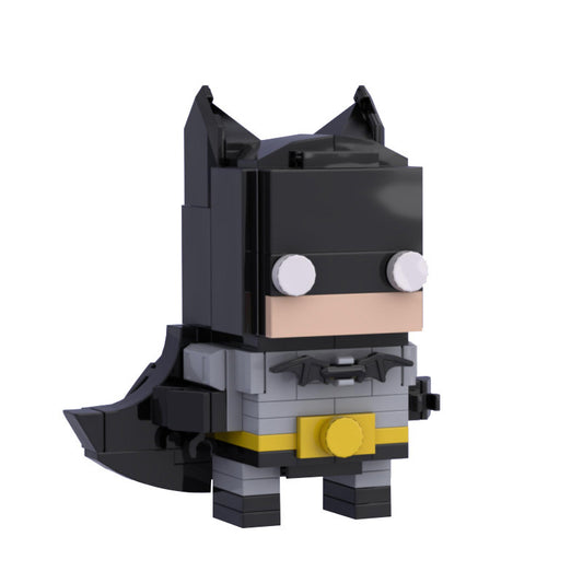 batman masked brickheadz moc building set | lego-compatible - 1
