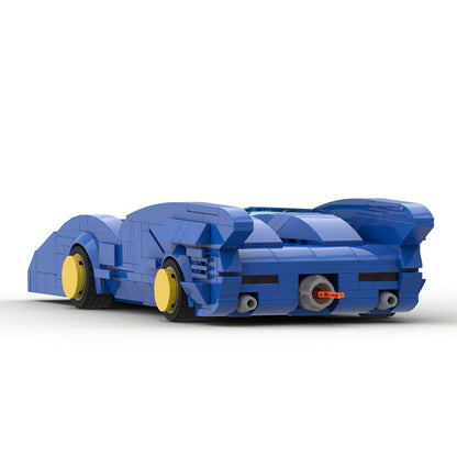 batmobile superfriends v2 building set | moc-89442 - 4