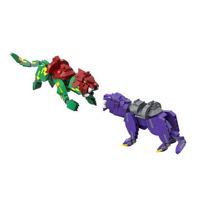battle cat & panthor | masters of the universe | moc-18002 - 4