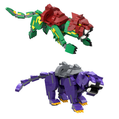 battle cat & panthor | masters of the universe | moc-18002 - 5