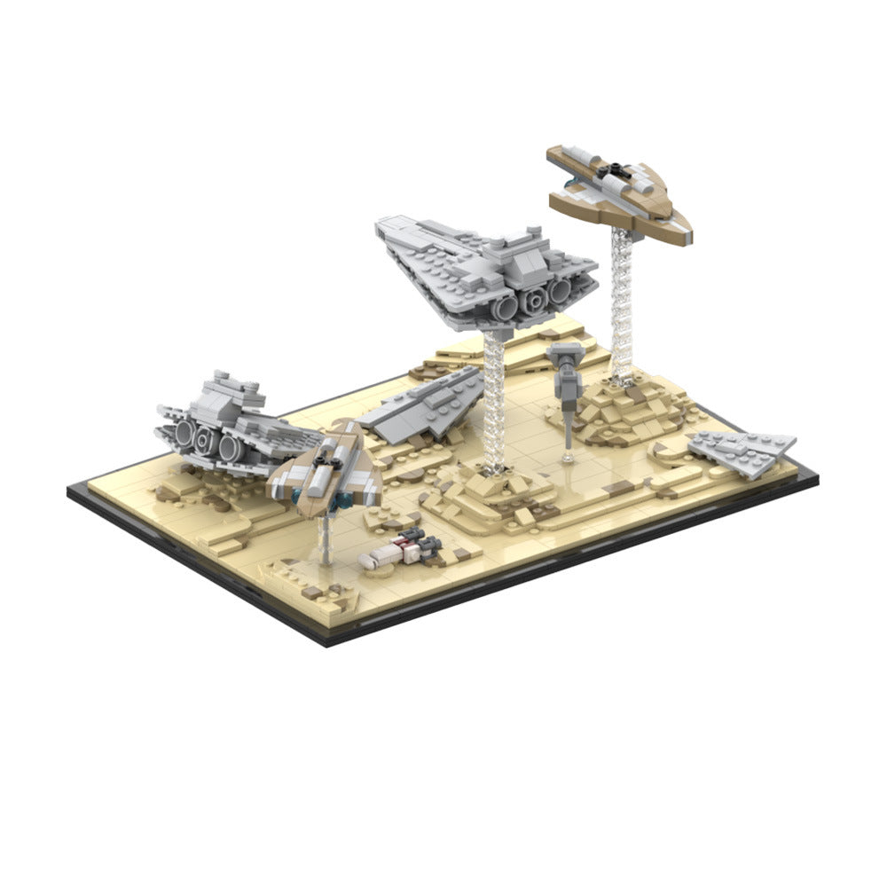 battle of jakku diorama building set | moc-144715 - 3