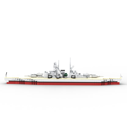 battleship bismarck building set | moc-129601 - 5