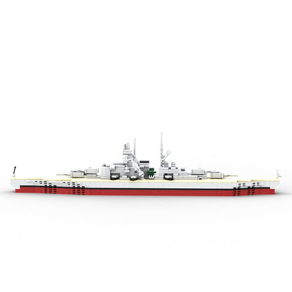 Battleship Bismarck MOC Building Kit | Historic Naval Warship Model - 6