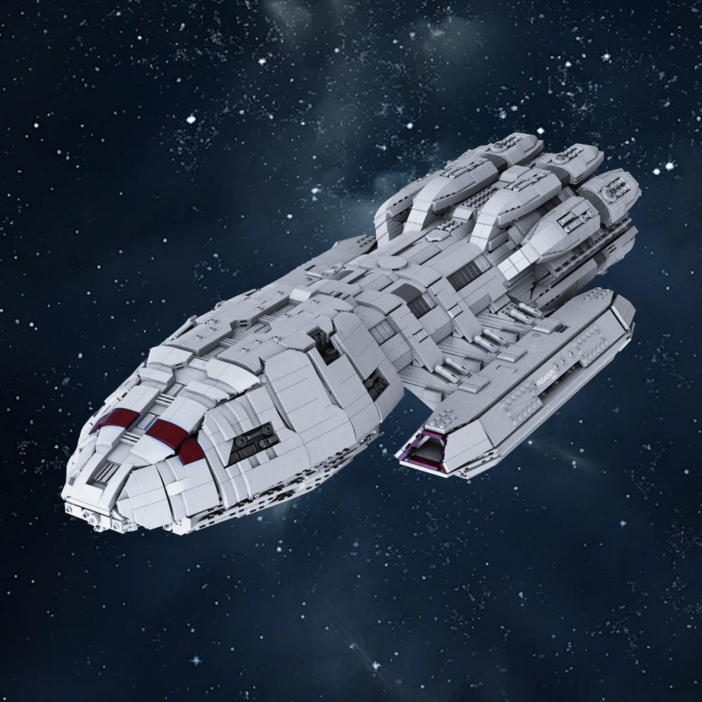 battlestar pegasus building set | ucs scale | battlestar galactic | moc-217809 - 2