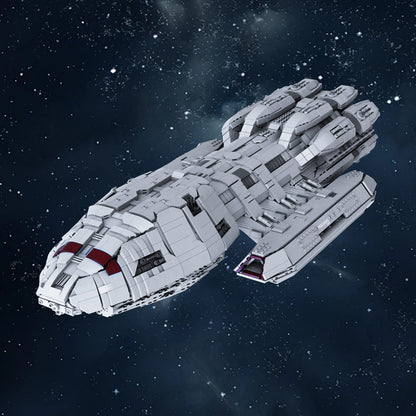 battlestar pegasus building set | ucs scale | battlestar galactic | moc-217809 - 2