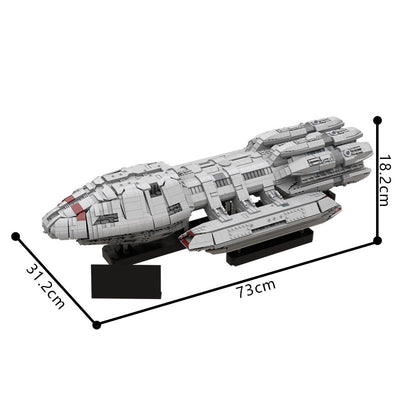 battlestar pegasus building set | ucs scale | battlestar galactic | moc-217809 - 4