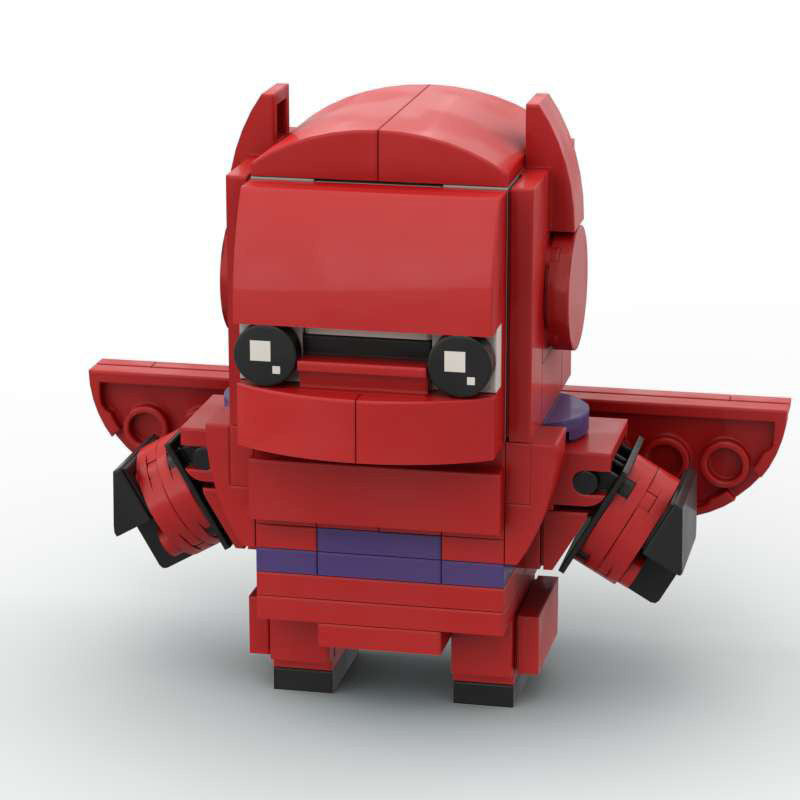 baymax brickheadz building set | big hero 6 | lego-compatible moc - 1