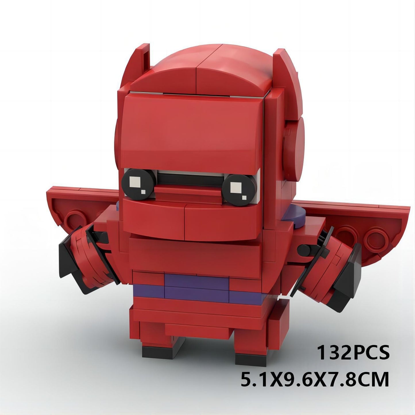 baymax brickheadz building set | big hero 6 | lego-compatible moc - 1