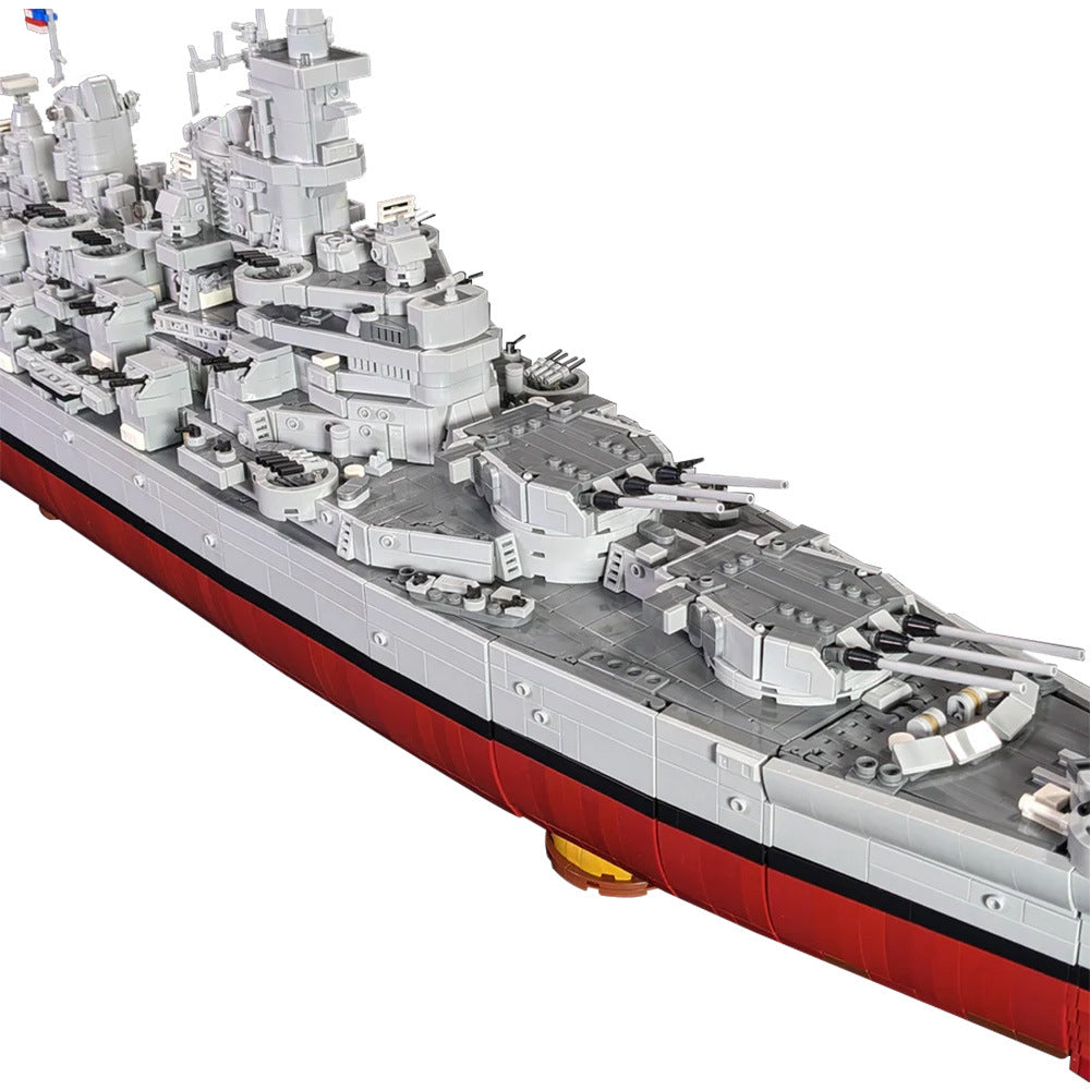 bb-61 uss iowa building set | lego compatible - 7
